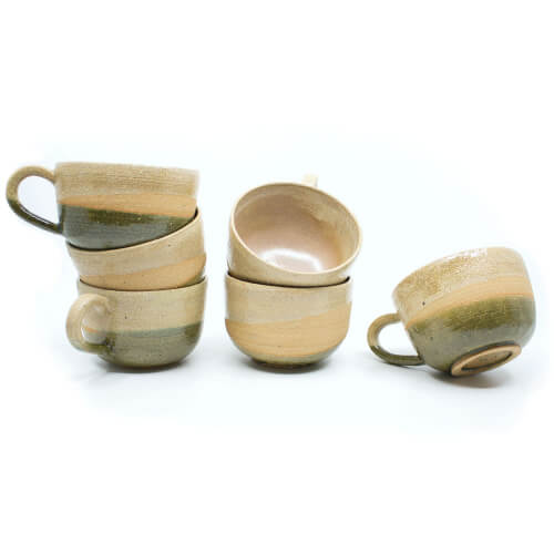 Tasse 'Wald und Boden' Handgemachte Tassen aus der Reihe 'wald und Boden', Seite